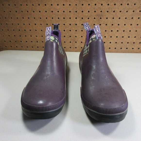 BOGS womens purple Mattie Dots insulated Waterproof WP snow rain boots 11 M - Picture 2 of 12